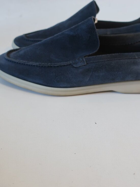 Authentic Mens Loro Piana Blue 1-Suede Summer Walk Slip-On Loafer Shoes 41 US/8 main image 8